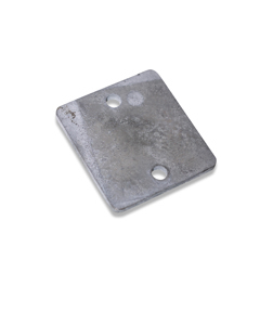 Plate f/bracket gutter Caravan